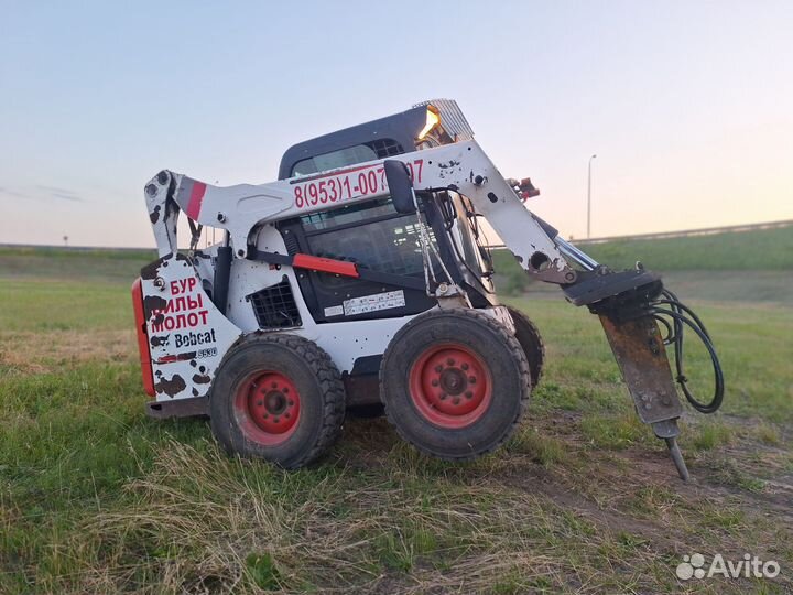 Услуги минипогрузчика bobcat