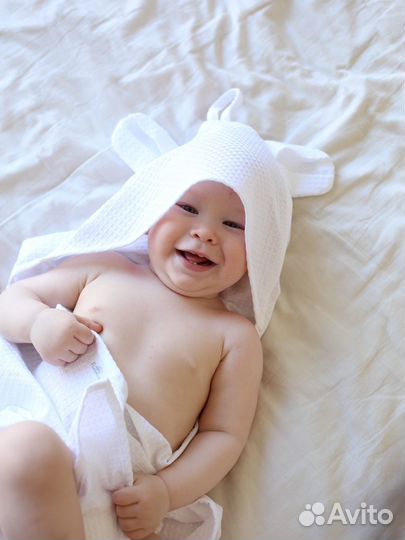 Полотенце с уголком детское