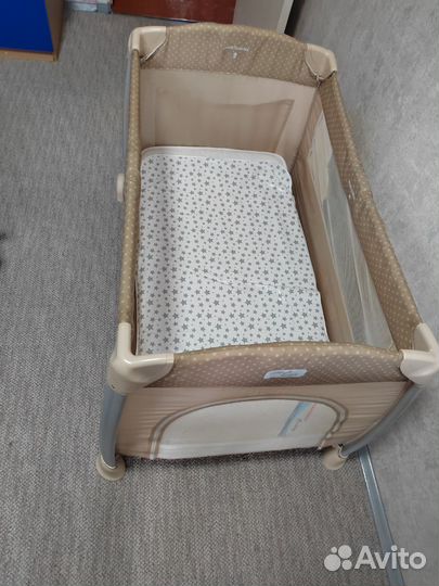 Детская кровать манеж с матрасом