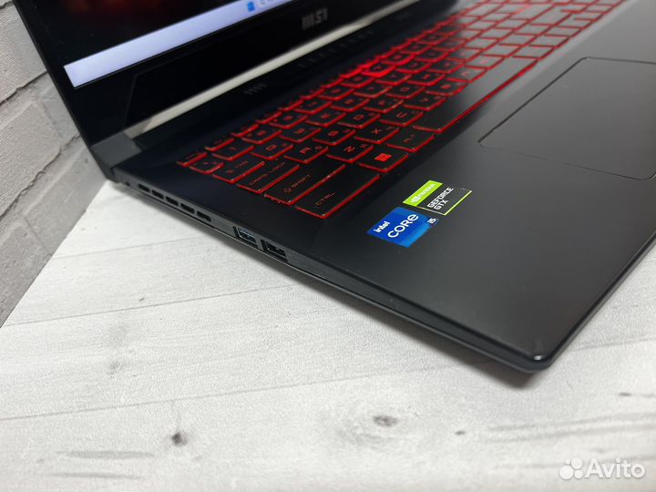 Игровой MSI Core i5-11400H/16GB/144ггц/GTX/SSD