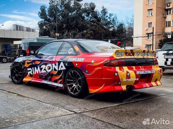 Литые диски R18 на Nissan Silvia S14. Новые диски