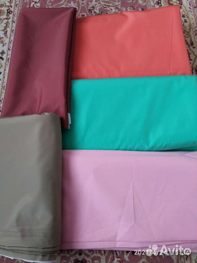 Ткани: плащевка, трикотаж, джинс, х/б, гипюр