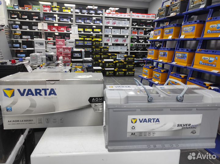 Аккумулятор 105Ач AGM Varta A4 start-stop webasto