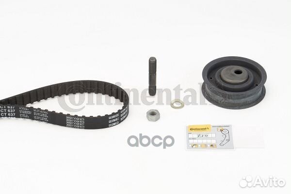 CT637K1 рем.к-кт грм Audi 100/80, VW Golf/Pass