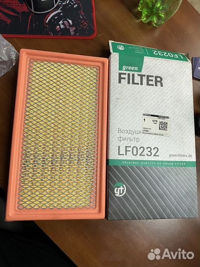 Воздушный фильтр green filter