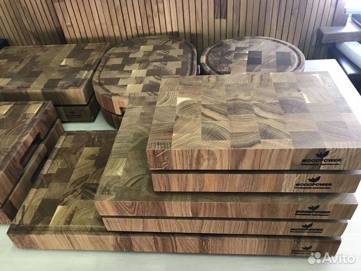 Разделочные доски из торцевого дуб