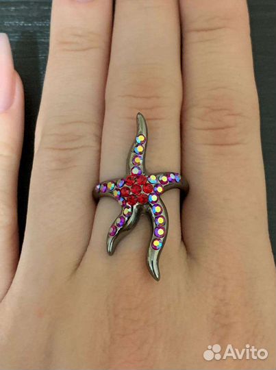 Кольцо из ювелирного сплава -5