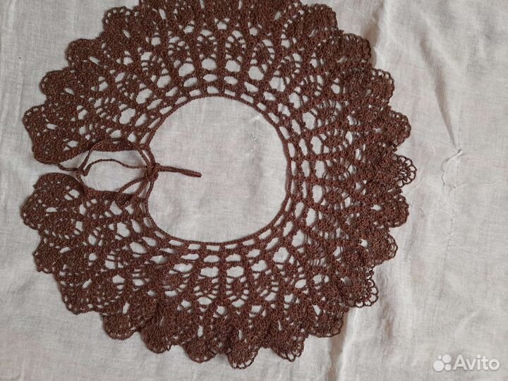 Воротник вязаный 54 см