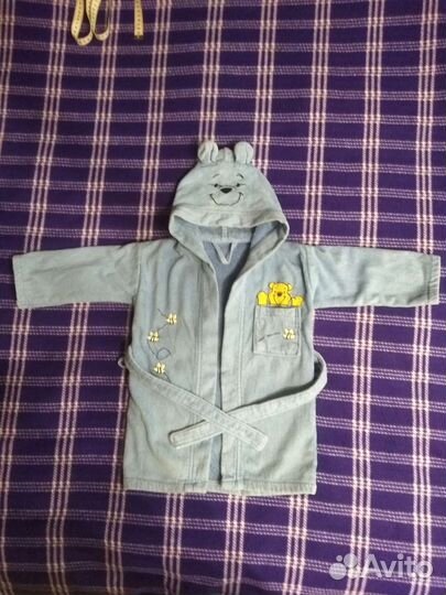 Махровый халат на 1-3 года