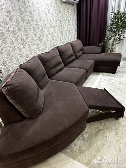 Большой угловой диван раскладной бу