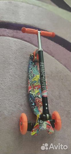 Самокат детский трехколесный бу