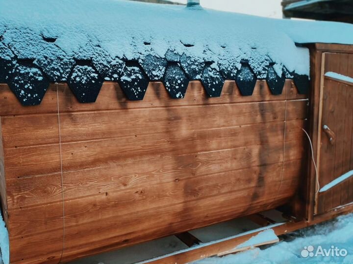 Бани-бочки квадро в наличии