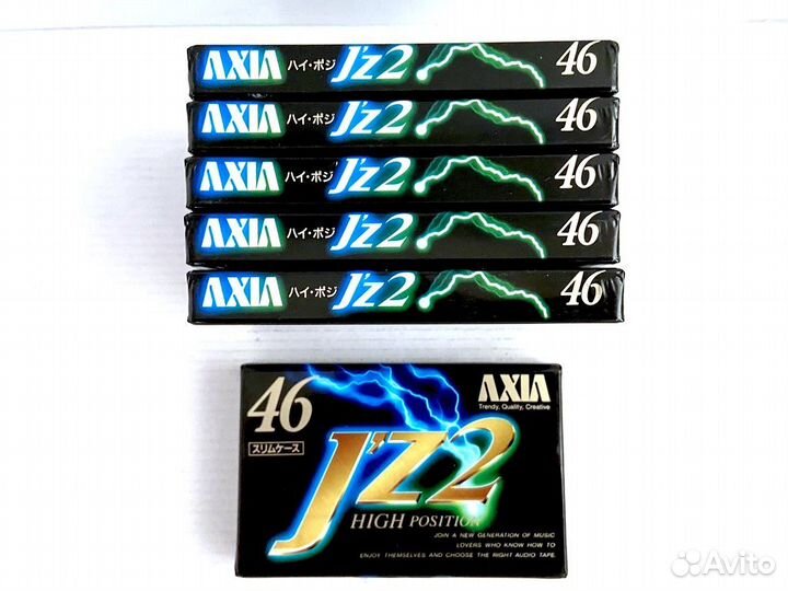Аудиокассета кассета Axia (Fuji) J'z 2 46 - 1993 г