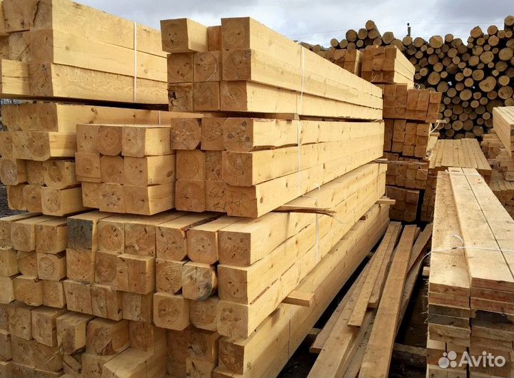 Доска обрезная 1 и 2 сорт от производителя