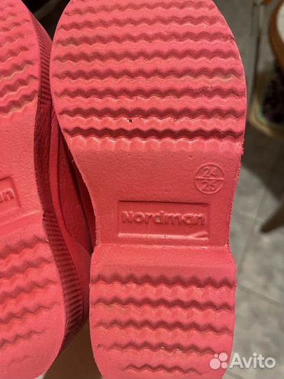 Детские резиновые сапоги 25 размер