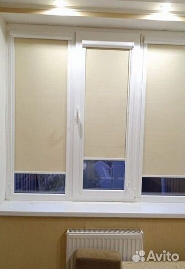 Рулонные кассетные шторы блекаут T9934-Q7447