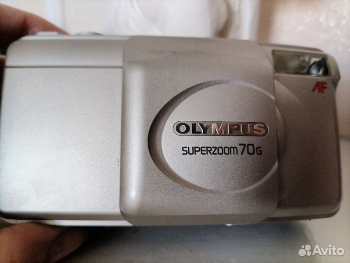 Плёночный фотоаппарат olimpus superzoom 70g