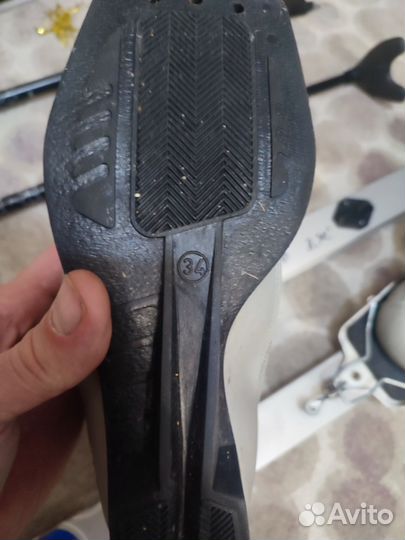 Лыжи беговые детские 140 с ботинками 34