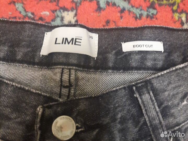 Джинсы lime 36 серые