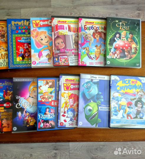 Dvd диски мультфильмы