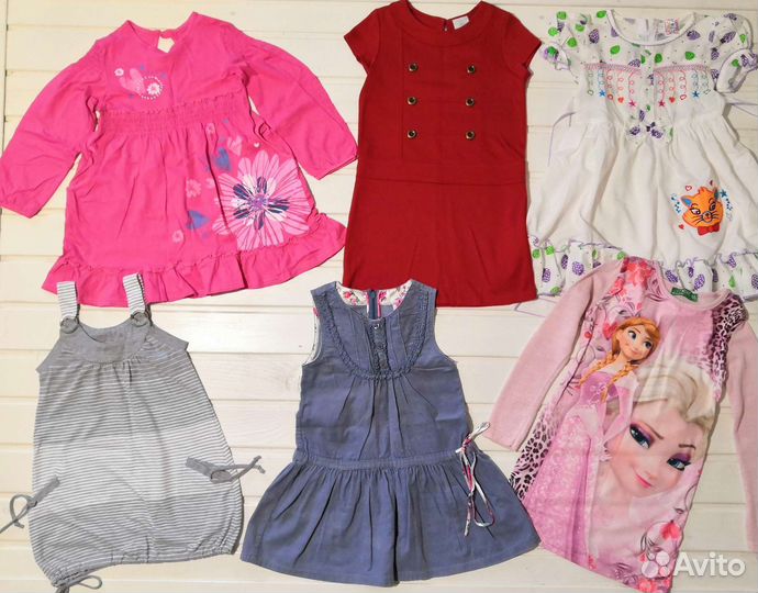 Пакет одежды и обуви для девочки от 4 до 7лет