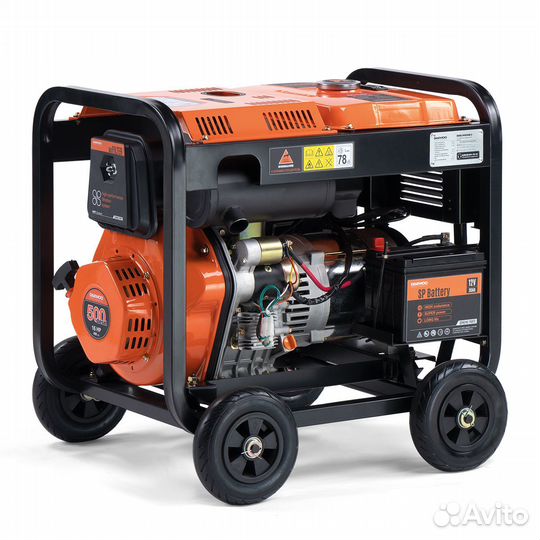 Дизельный генератор daewoo ddae 9000DXE-3