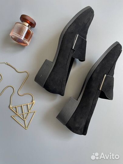 Туфли женские 36 замшевые