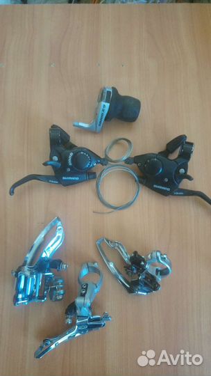 Зап. части на велосипед (переключатель, колеса 26