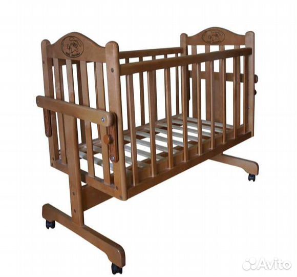 Кровать-колыбель Мой малыш+матрас BambolaMiniSoft