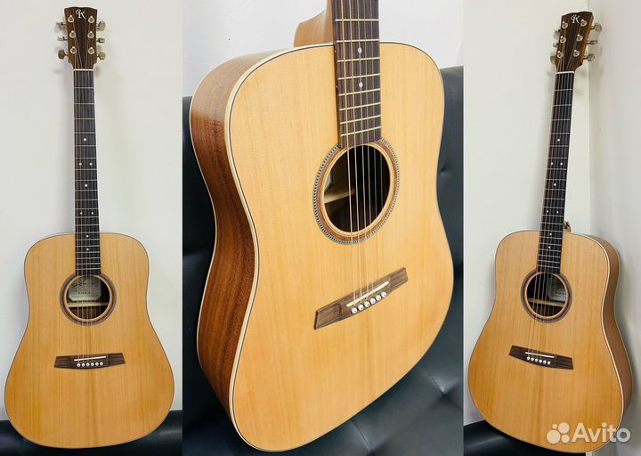 Гитара акустическая новая Kremona M10C массив кедр