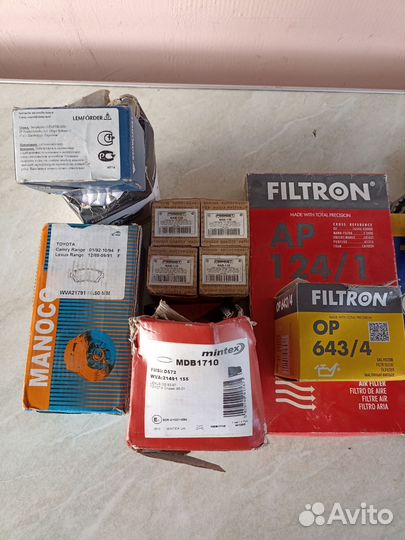 Тормозные колодки, масло фильтра на иномарки