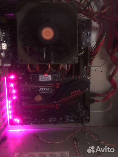 Материнская плата с процессором и памятью ddr4