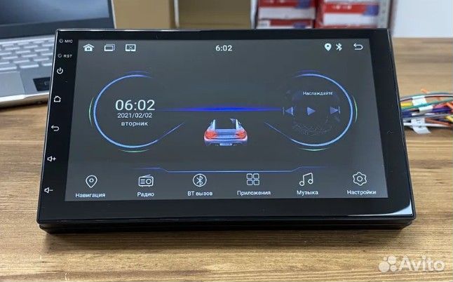 Автомагнитола 2DIN - android, Wi-Fi, BT, USB, GPS