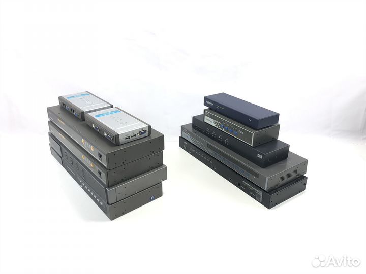 KVM переключатели D-Link, LevelOne, HP (89 шт)