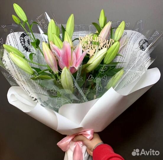 Букеты из лилий