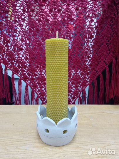 Свечи из вощины огромные