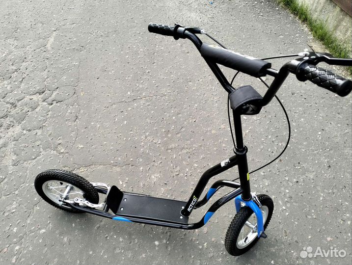 Самокат с надувными колесами