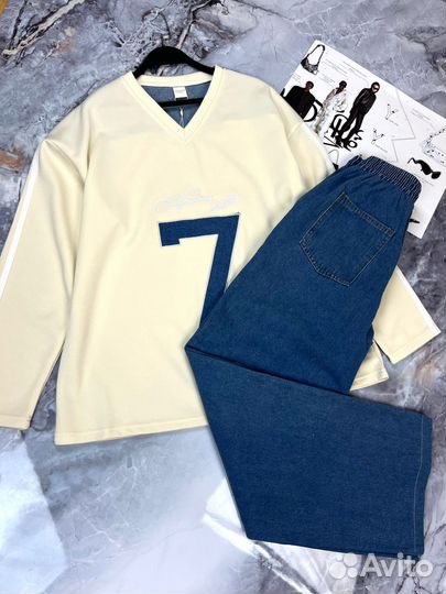 Спортивный костюм женские оригинальные с джинсой