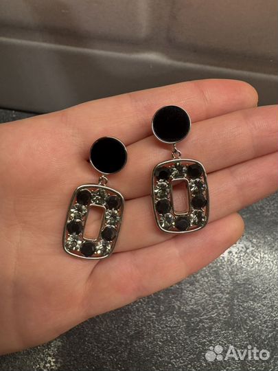 Бижутерия сережки с камнями
