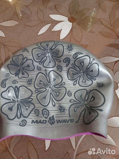 Шапочка для плавания mad wave