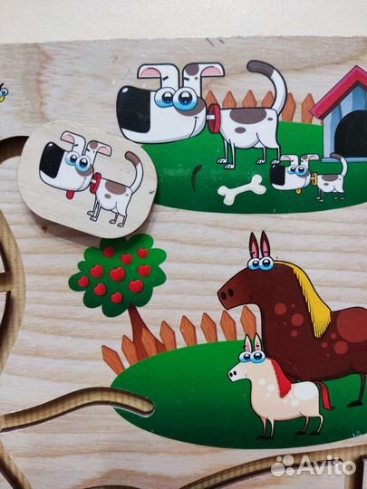 Деревянный лабиринт На ферме