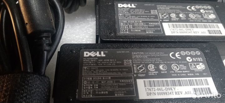 Блок питания Dell 19.5v 2.31a ADP-45SB REV.C 4.5х3
