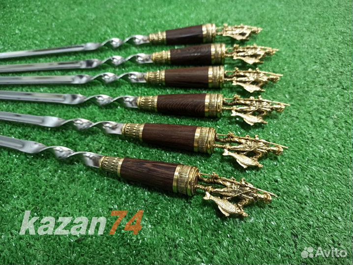 Шампуры подарочные комплект рыбак