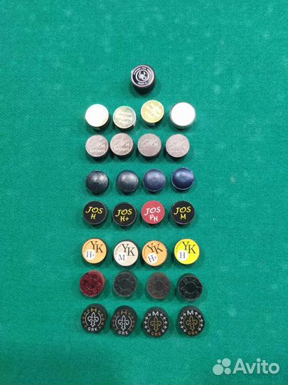 Установка наклеек на бильярдный кий