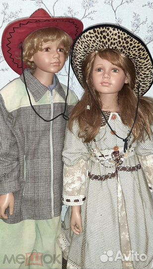 2 куклы RF-collection коллекционные винил 110 см