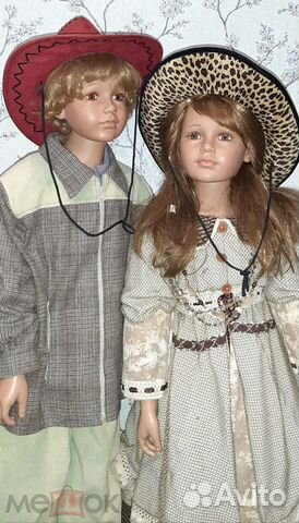 2 куклы RF-collection коллекционные винил 110 см