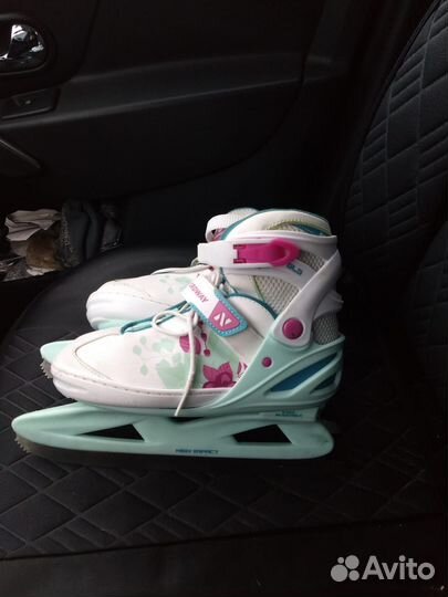 Коньки ледовые раздвижные р.36,37,38,39,40,41