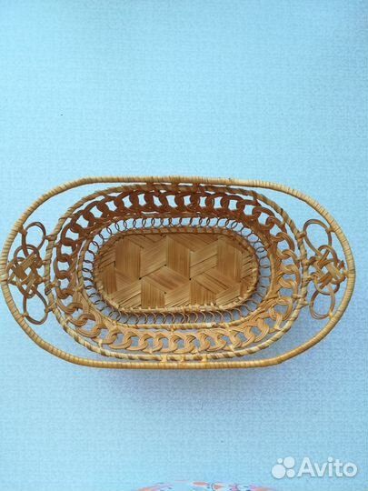 Корзинка соломенная