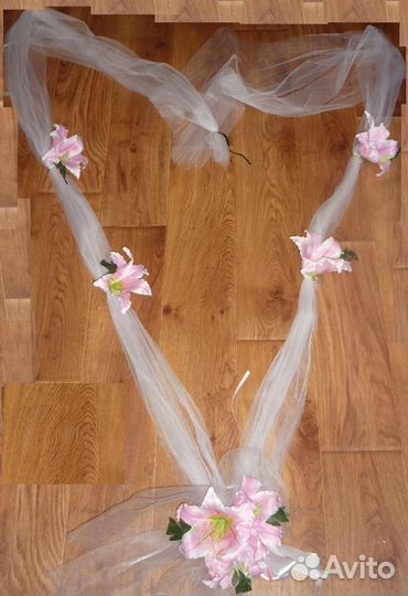 Продам свадебные украшения на авто