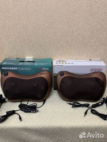 Подушка массажная с подогревом для шеи и спины